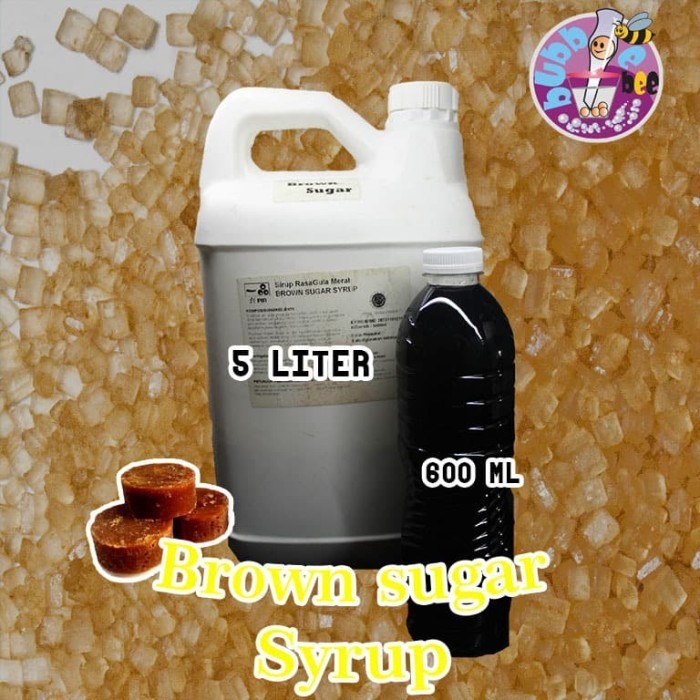 

Syrup concentrate BROWN SUGAR kemasan derigen 7kg