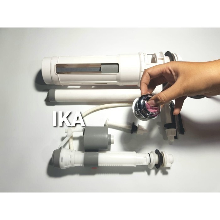 ALAT CLOSET / PELAMPUNG TEKAN 2 TOMBOL FLUSHING CLOSET /DALAM TANGKI