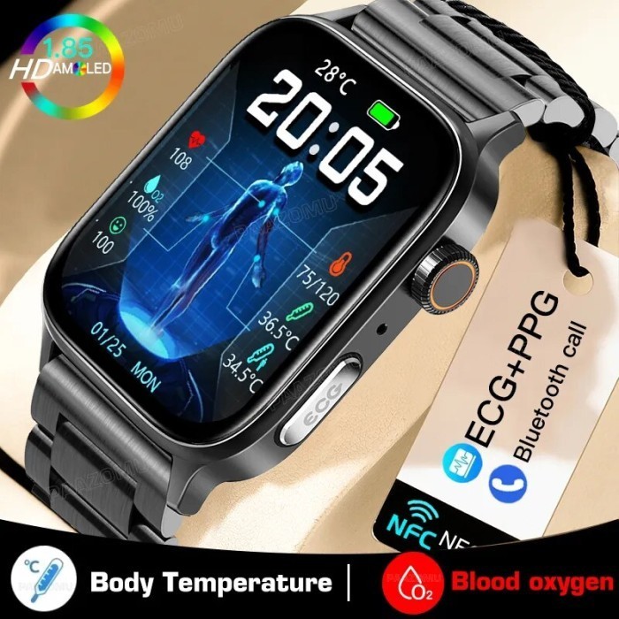 Aolon Gt22 Medical Smartwatch Blood Sugar Ecg Electrocardiogram