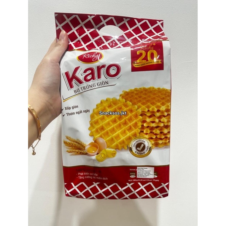 

Richy Karo Waffles Crispy Butter Waffle 270Gr / 150Gr