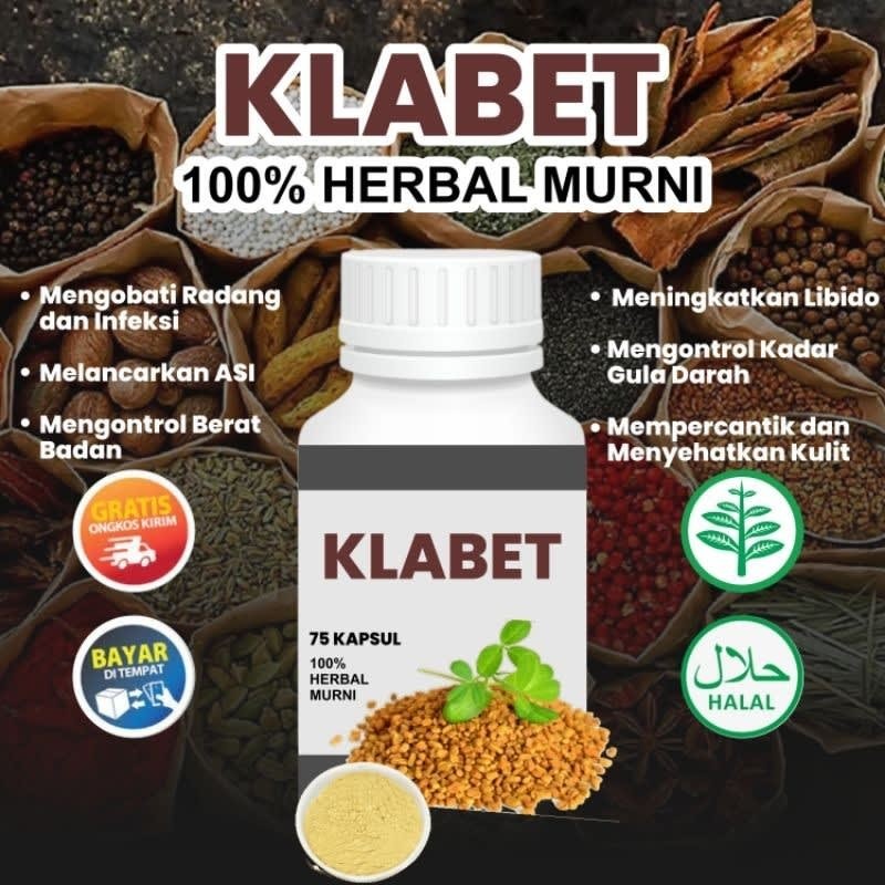 KAPSUL KLABET KEMASAN BOTOL 100% AMPUH