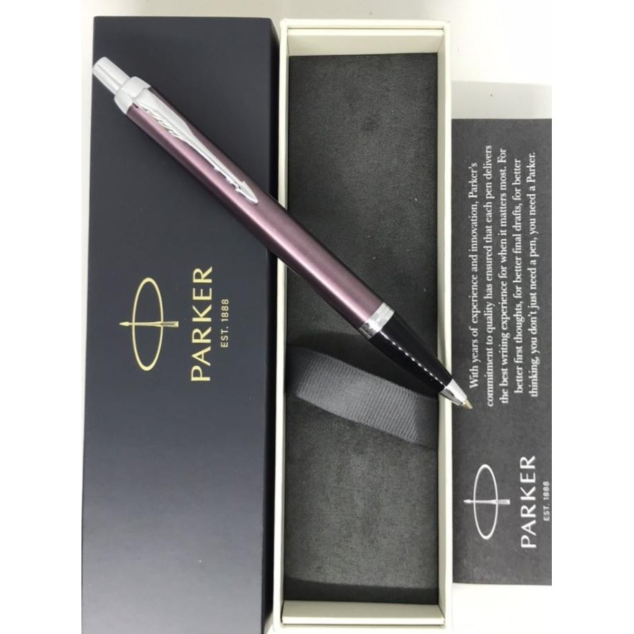 

Ready | Siap Kirim Pulpen Parker Im New Light Purple Original Bp Ct ( Klip Silver )