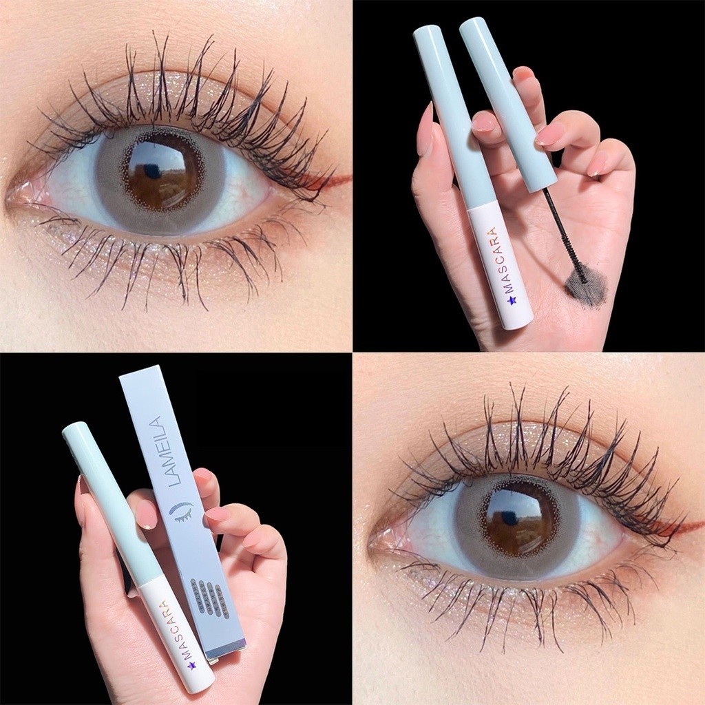 Mascara Waterproof Lameila 1037 Maskara Pelentik Bulumata Tahan Lama Biru Tosca Berkualitas