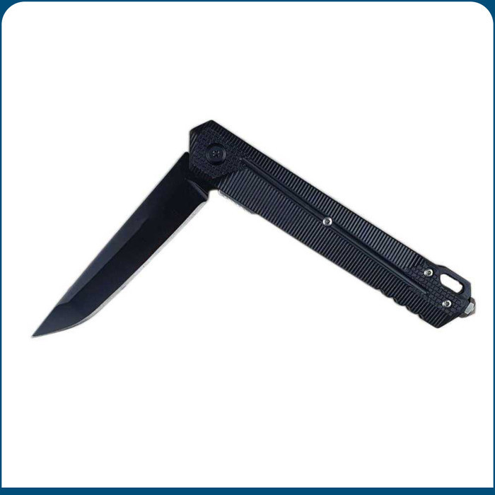 READY pisau lipat outdoor bushcraft portable knife survival tool