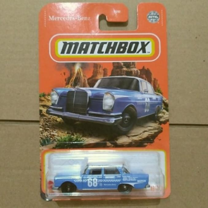 matchbox mercedes benz 220 se biru