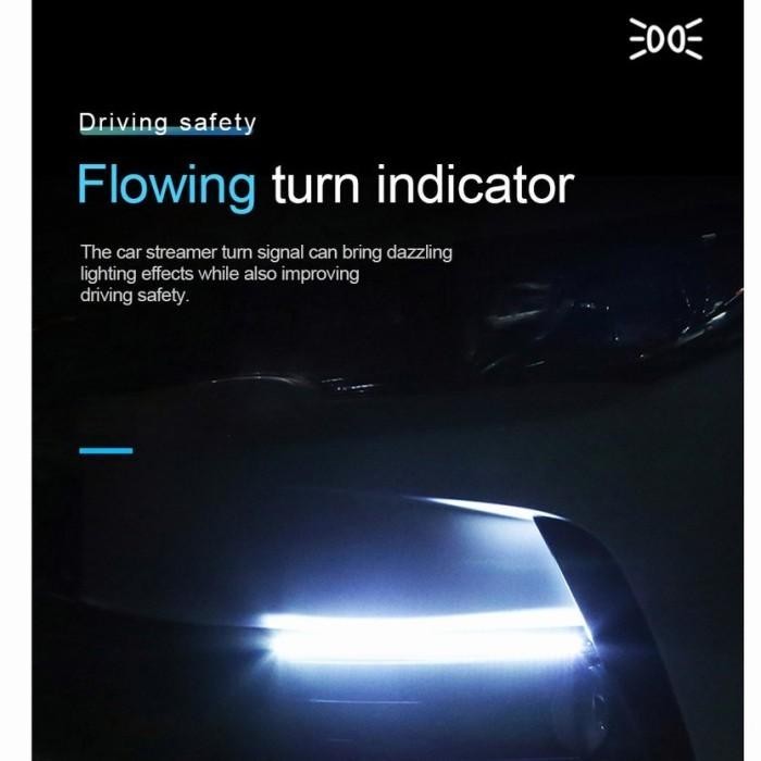 TERBARU SEAMETAL LAMPU LED MOBIL VARIASI - LAMPU ALIS RUNNING 2 MODE -