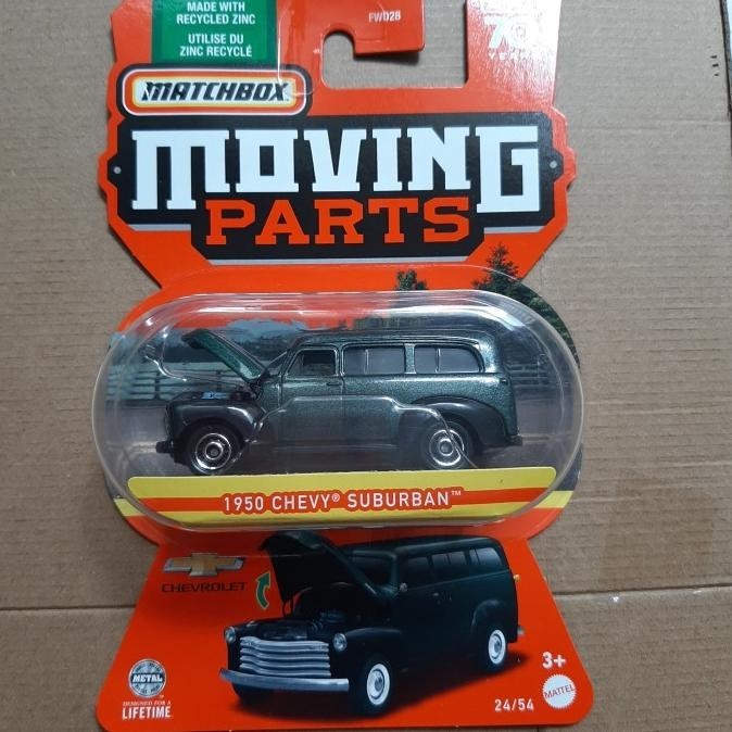 matchbox moving parts 1950 chevy suburban