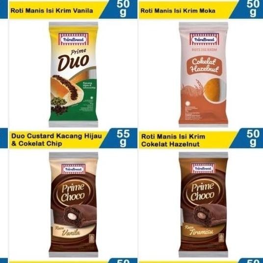 

FSA PRIME BREAD ROTI MANIS ISI CREAM / ROTI ISI CREAM COKLAT / ROTI ISI CREAM VANILA / ROTI ISI CREAM TIRAMISU / ROTI ISI CREAM CHOCOCHIPS TERLARIS