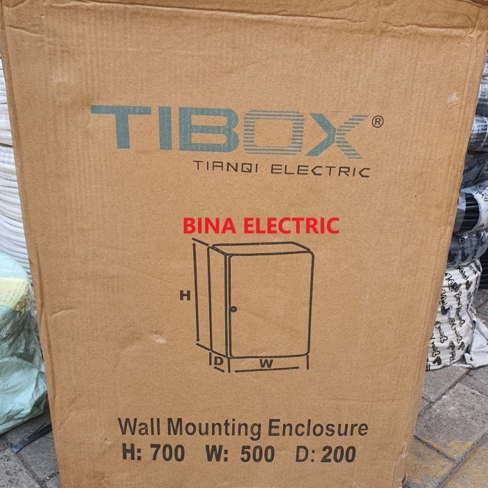 Tibox 700x500x200 / Tibox 700x500x200mm / Box Panel Besi Tibox