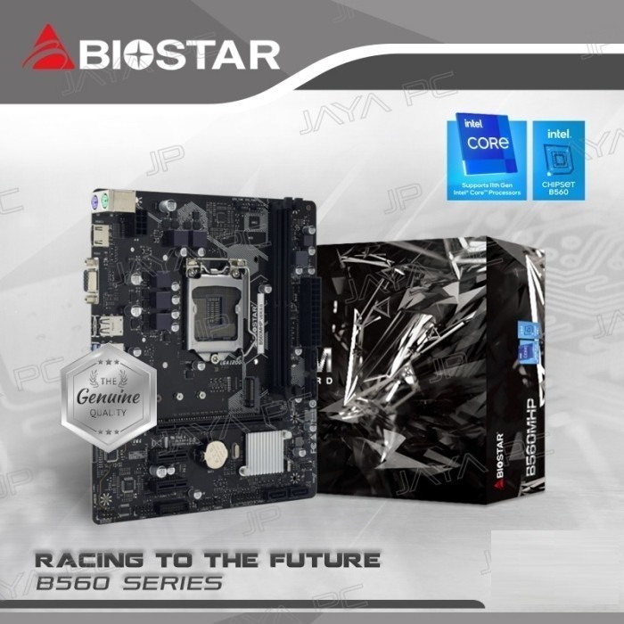 Promo Motherboard Biostar B560Mhp (Lga1200, B560, Ddr4, Usb3.2, Sata3)