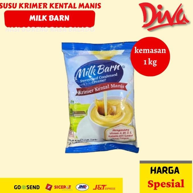 

```````] Susu Krimer Kental Manis Milk Barn 1 Kg Bag