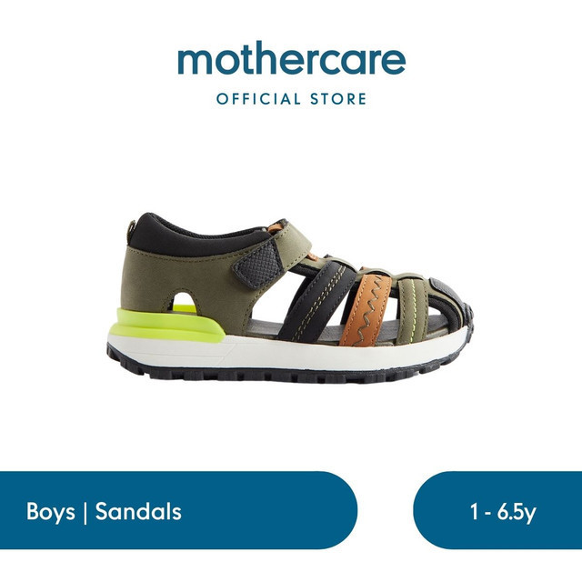 Mothercare Forest Trekker Sandals - Sepatu Sandal Anak Laki (Hijau)