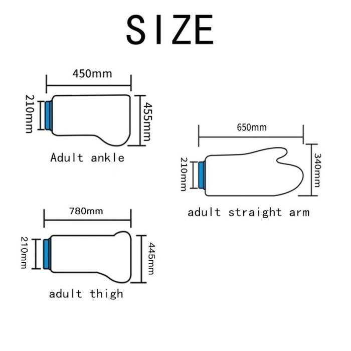 Penutup Luka Cover Pelindung Gips Tangan / Kaki / Lutut Anti Air