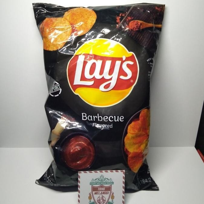 

USA Lay's Lays Potato Chips Barbecue | Keripik Kentang Rasa Bbq 184 gr