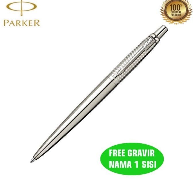 

Hits!! Parker Jotter Premium Ballpoint Shiny Chiselled Stainless Steel