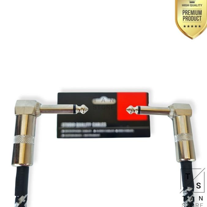 Kabel Jack Jumper Efek Gitar Low Noise Premium Studio Quality | Imanstoress