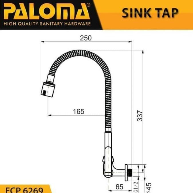 New Kran Flexible Sink Paloma Fcp 6269