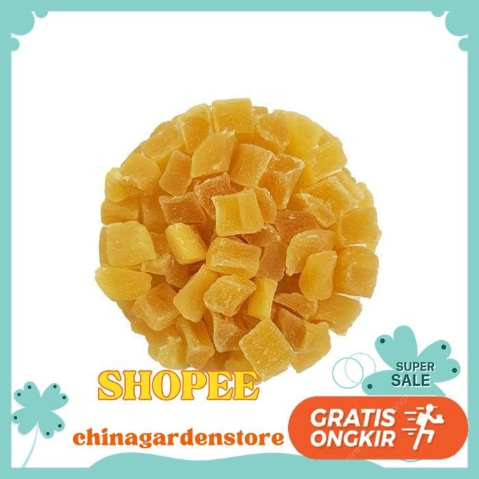 

(BITS) CANDIED DRIED PINEAPPLE / MANISAN BUAH NANAS BITS DADU PRODUK PILIHAN