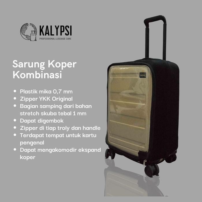 Sarung Cover Pelindung Koper Untuk Merk/Brand Condotti Semua Ukuran