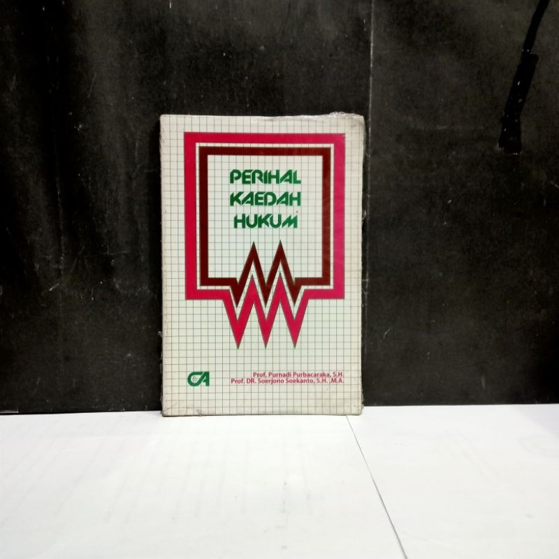 

Buku Perihal Kaedah Hukum - Prof. Purnadi Purbacaraka, S.H.