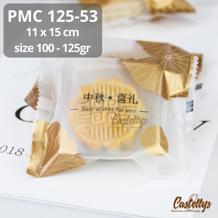 

>>>>>] PMC 125-53 Plastik Mooncake 100gr - 125gr Gold Kue Bulan Pia Mochi