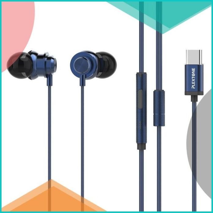 Plextone X56M Earphone Headset Gaming Nonton Telepon port Type C 16nov