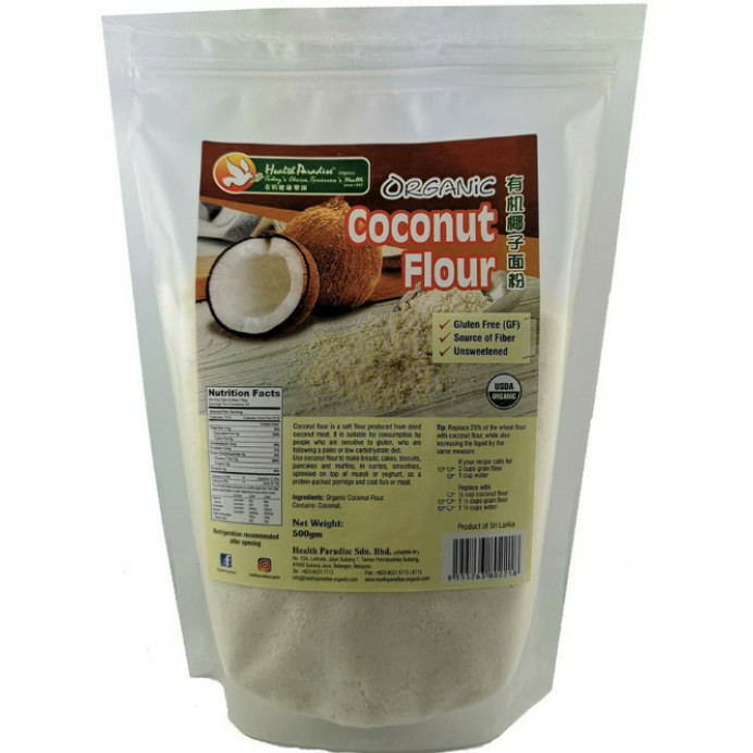 

Health Paradise Organic Coconut Flour 053