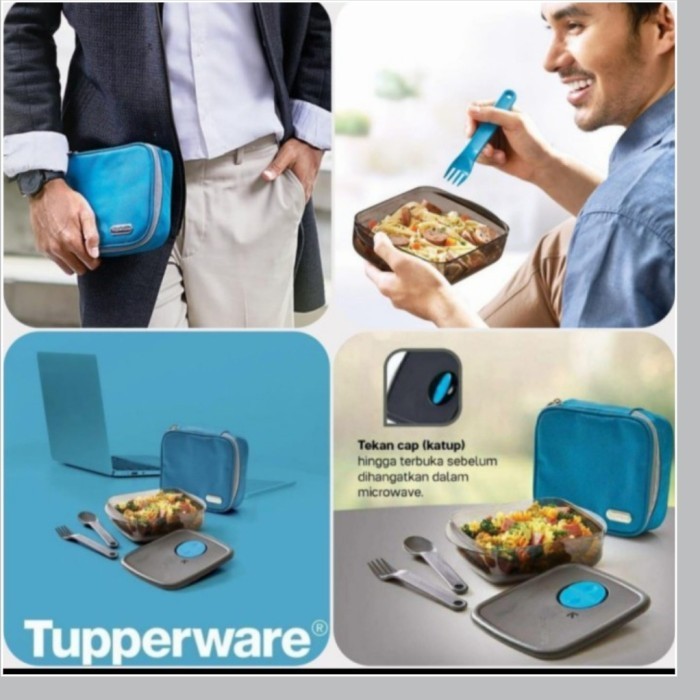 Set Bekal Makan Tupperware //Lunch Box Set//X-Treme Meal Box