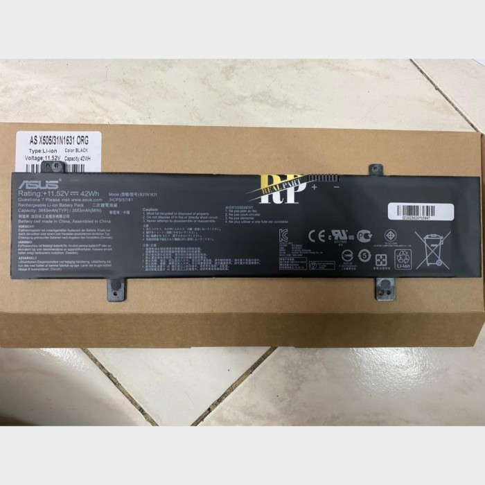 Murah Baterai Laptop ASUS book 15 X505 X505Z X505ZA X505BA B31N1631