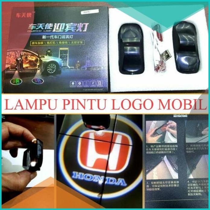LAMPU LED PINTU MOBIL LOGO VARIASI MOBIL TOYOTA HONDA BMW NISSAN A69 1