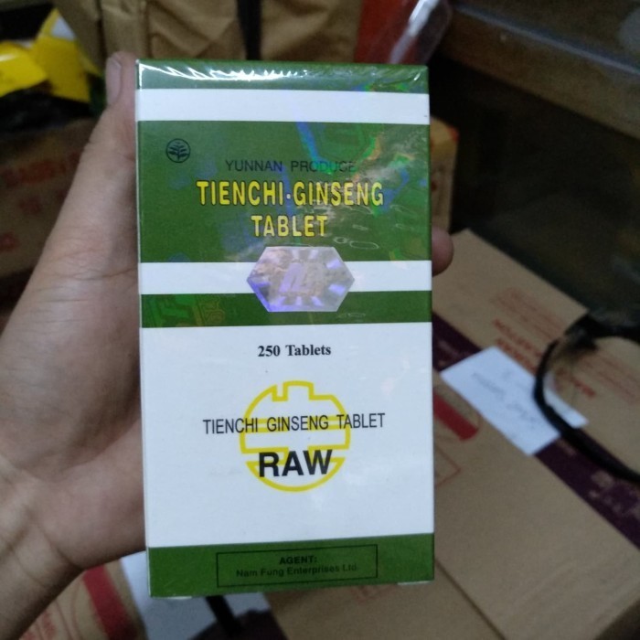 

Tienchi Gingseng Tablet Raw 250 Tablet