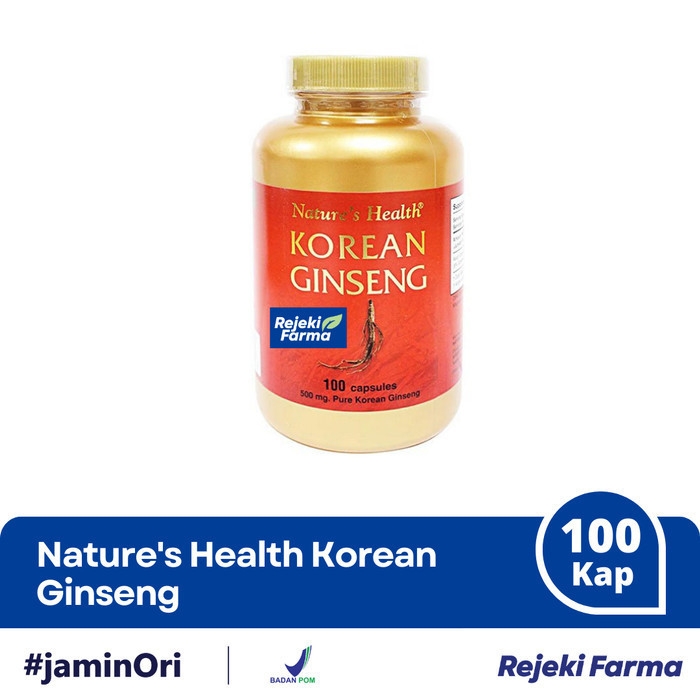 

Natures Health Korean Ginseng 100 Kapsul - Nature'S Korea Gingseng