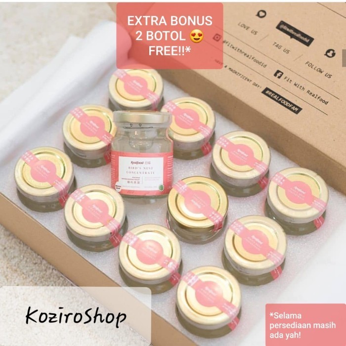 

Realfood Forever Young - Minuman Sarang Burung Walet Asli (Isi 12 Btl)