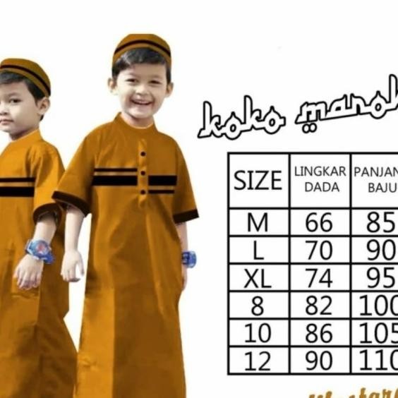 Terbaru Gamis Anak Laki Laki/Baju Gamis Anak Laki Laki 1-10 Tahun
