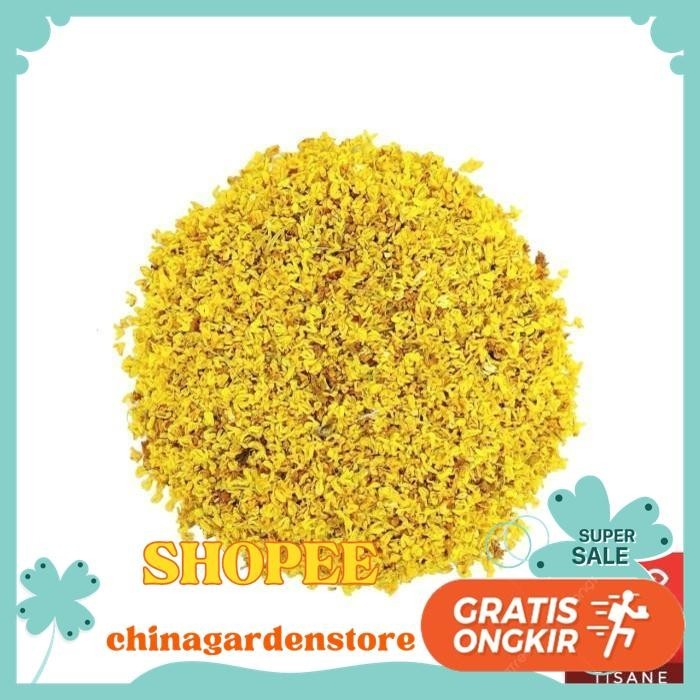 

TEH BUNGA OSMANTHUS HIGH GRADE /OSMANTHUS TEA WHOLESALE 250 / 500 GRAM GRATIS ONGKIR