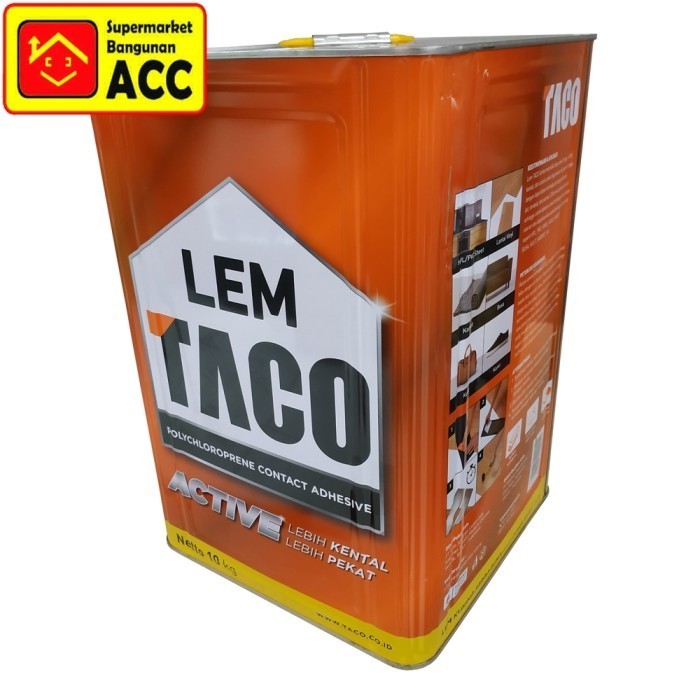Lem Taco Active 10Kg Lem Kuning 10Kg Terlaris