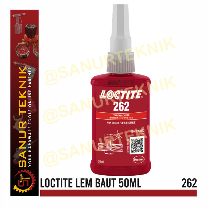 Loctite 262 / Lem Baut Loctite262 / High Strength Threadlocker ( 50Ml) Diskon