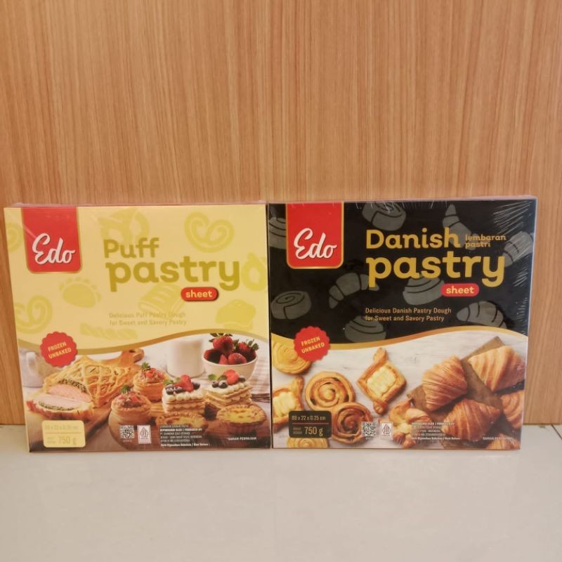 

Edo Danish Pastry / Edo Puff Pastry sheet 750gram