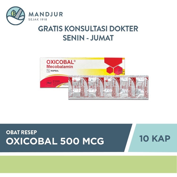 Oxicobal 500 mcg 10 Kapsul