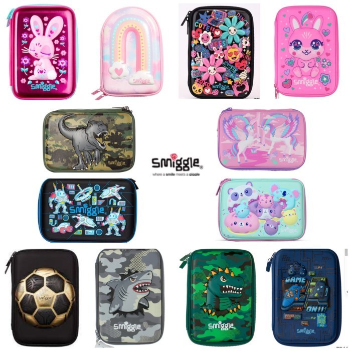 

Ready Smiggle 3D Kotak Tempat Pensil Anak Pencil Case Art Organizer dessert