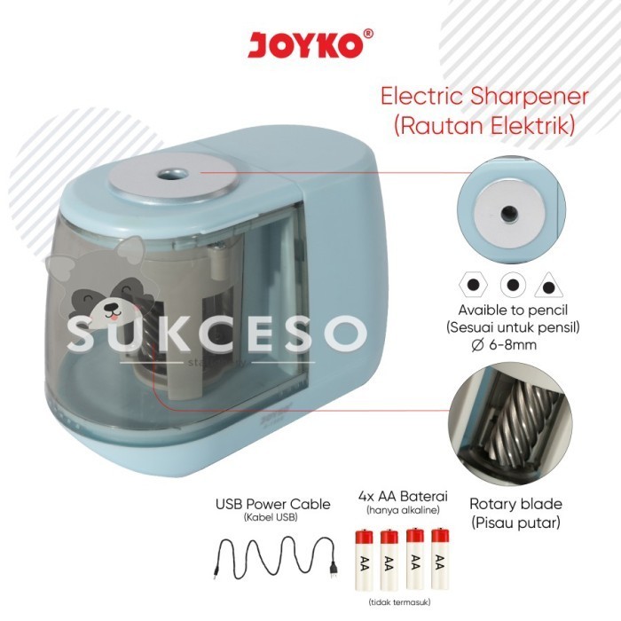 

Ready Joyko Serutan Elektrik A-159E / Sharpener Electric Murah Berkualitas