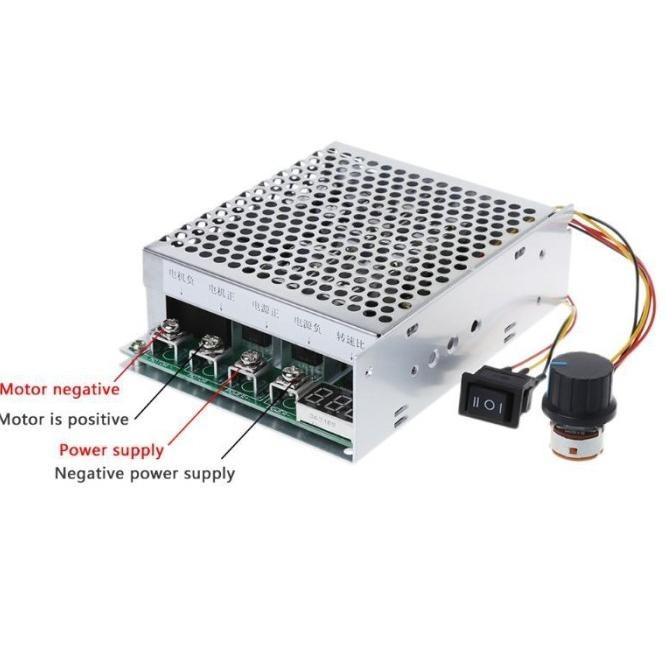 Pwm Motor Speed Controller Dc Dimmer Max 100A 12V 55V 5500W