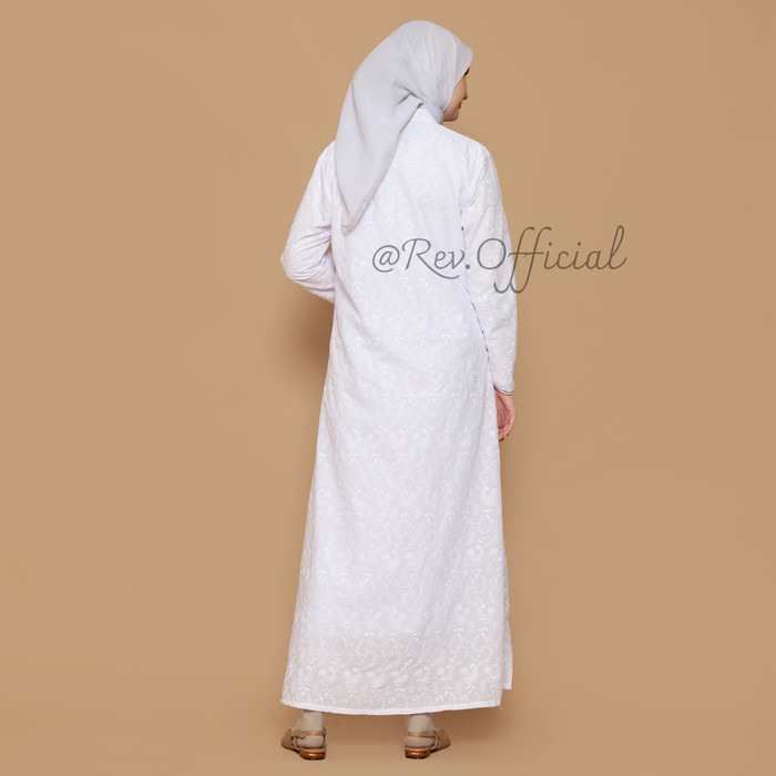 Busana Muslim Gamis Putih Polos Umroh / Gamis Putih / Baju Gamis Putih