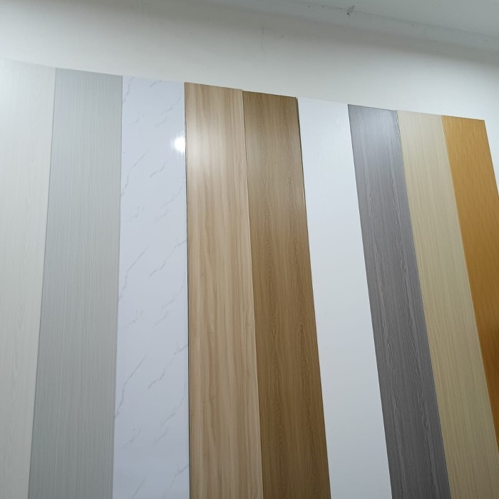 Wpc Panel Dinding Wallboard Marmer Dinding 8Mm