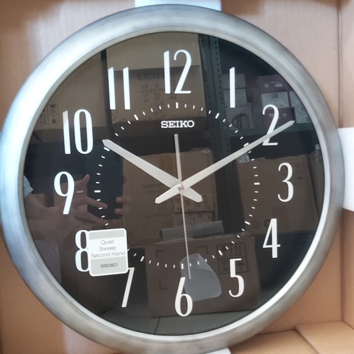 Jam Dinding Seiko Qxa598B Motif Kayu 40 Cm Original Seiko