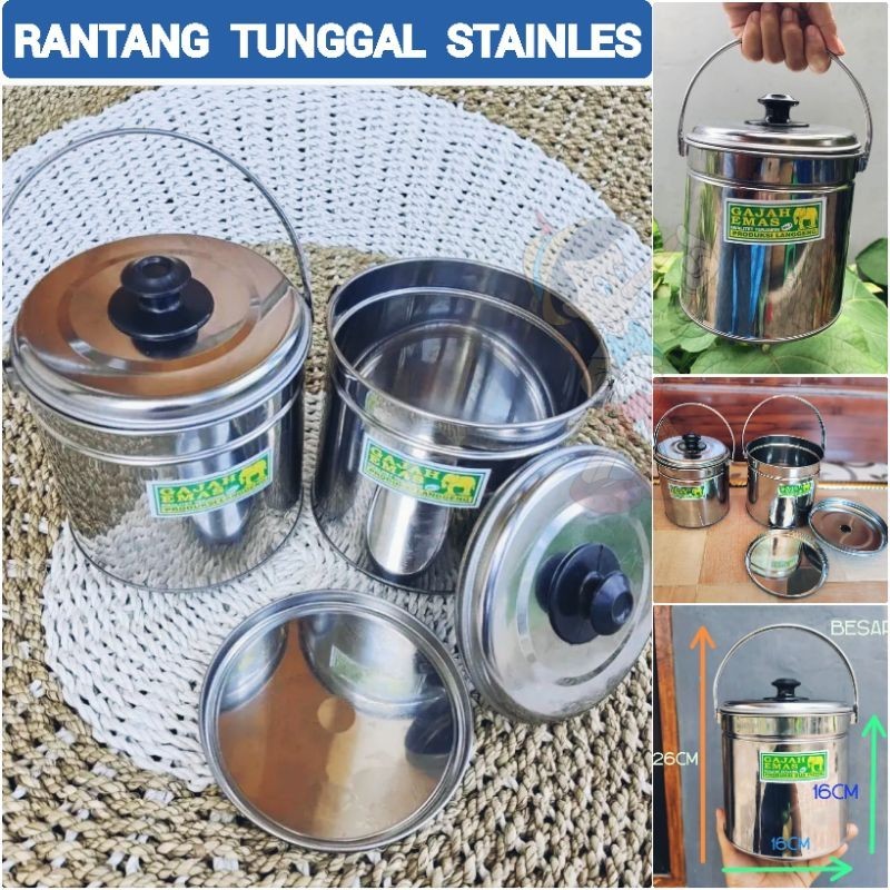 RANTANG TUNGGAL STAINLESS