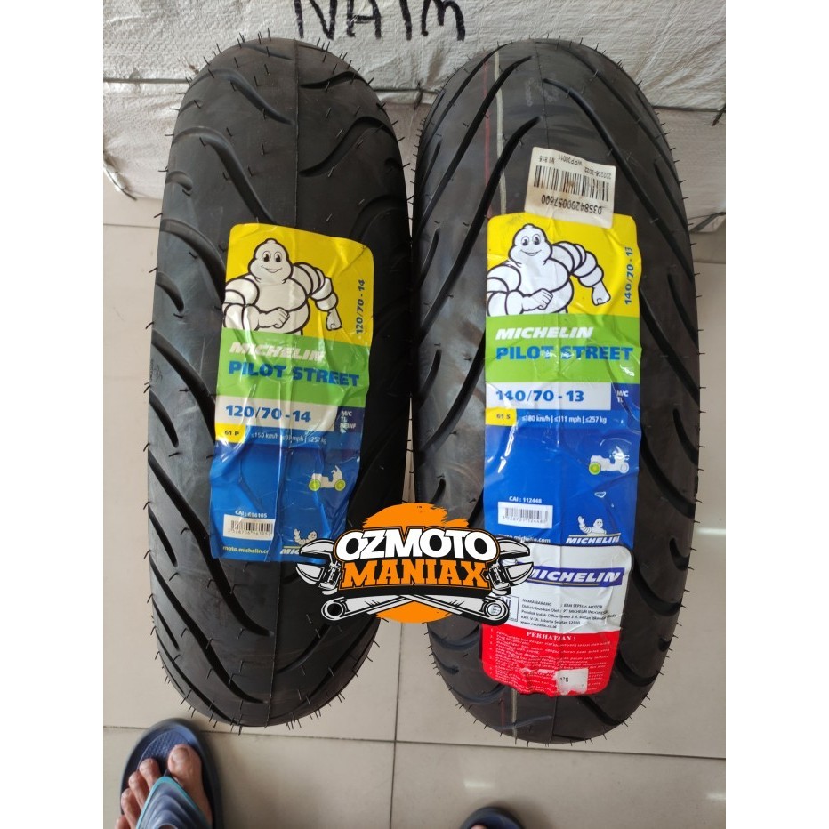 Paket Ban Michelin Pilot Street 120/70-14 & 140/70-13 (Adv & Pcx 160)