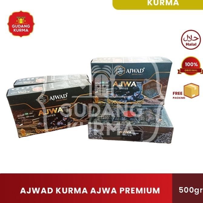 

Best Seller Kurma Ajwad Ajwa Hitam 500Gr Kurma Kering