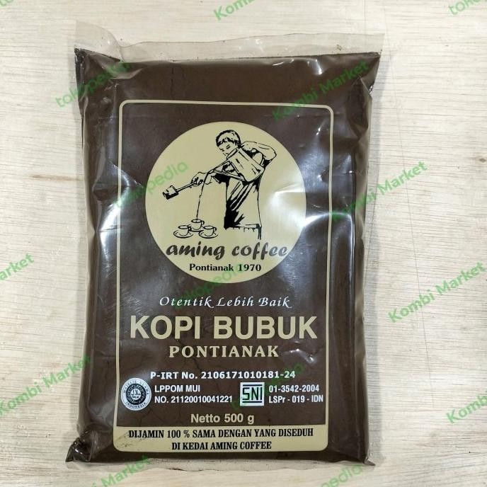 

Kopi Bubuk Aming 500gr Kopi Bubuk Robusta Pontianak