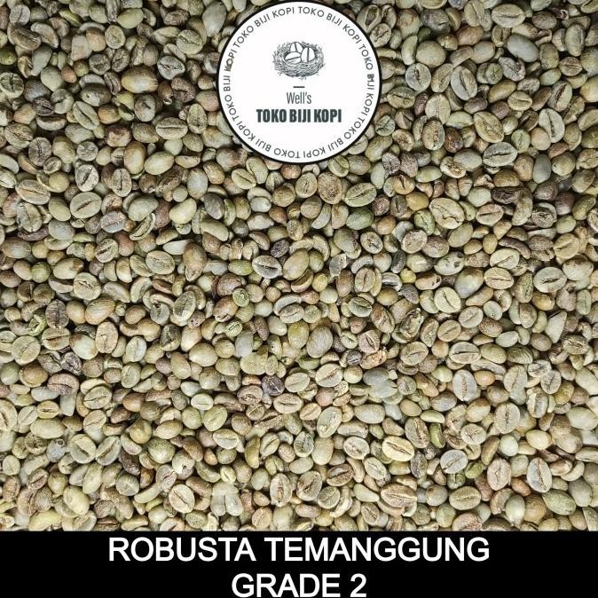 

GREEN BEAN / KOPI MENTAH ROBUSTA TEMANGGUNG GRADE 2 - 1 KG